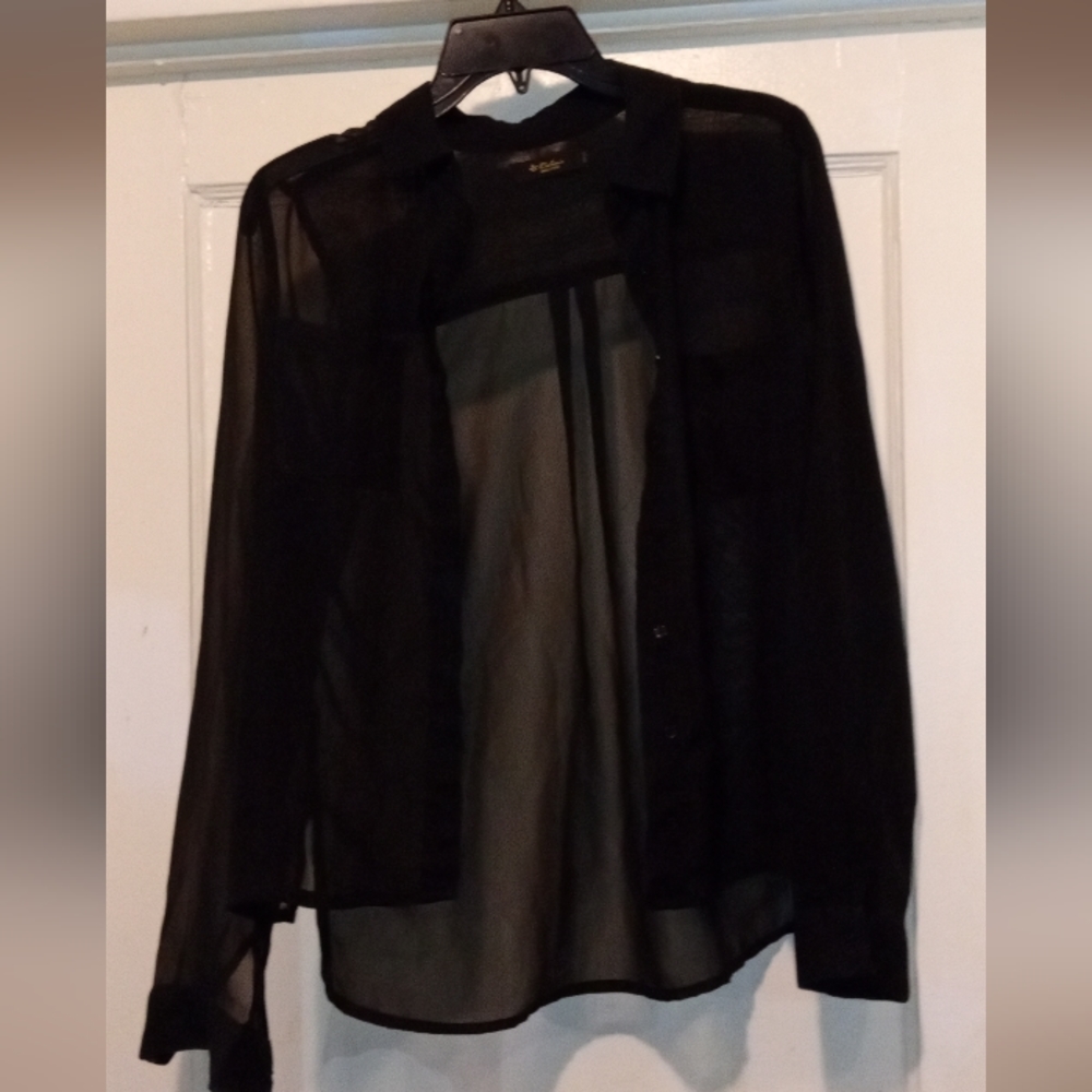 💯% SILK "COLLINS" BLOUSE.